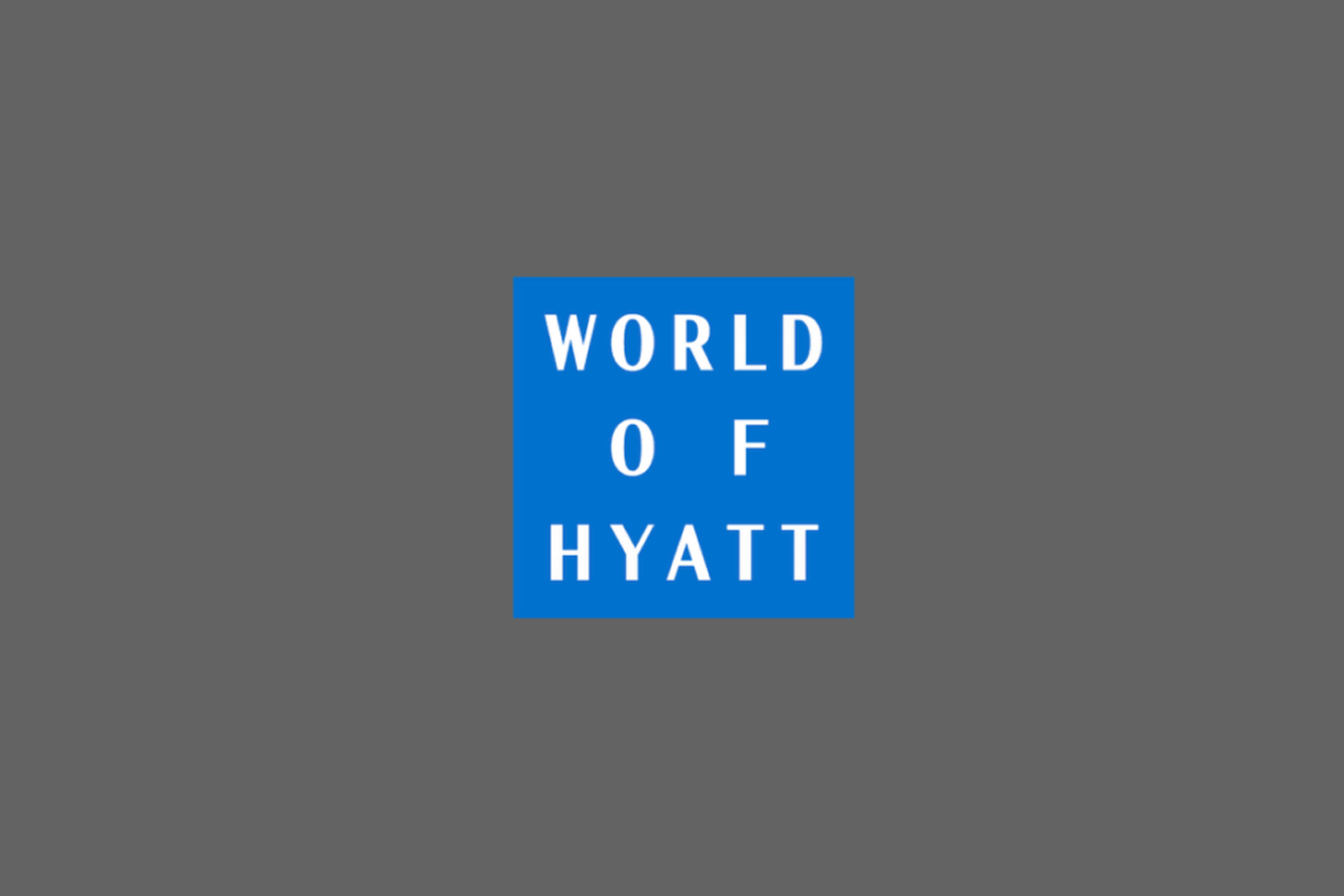 A featured image with the World of Hyatt logo at the center